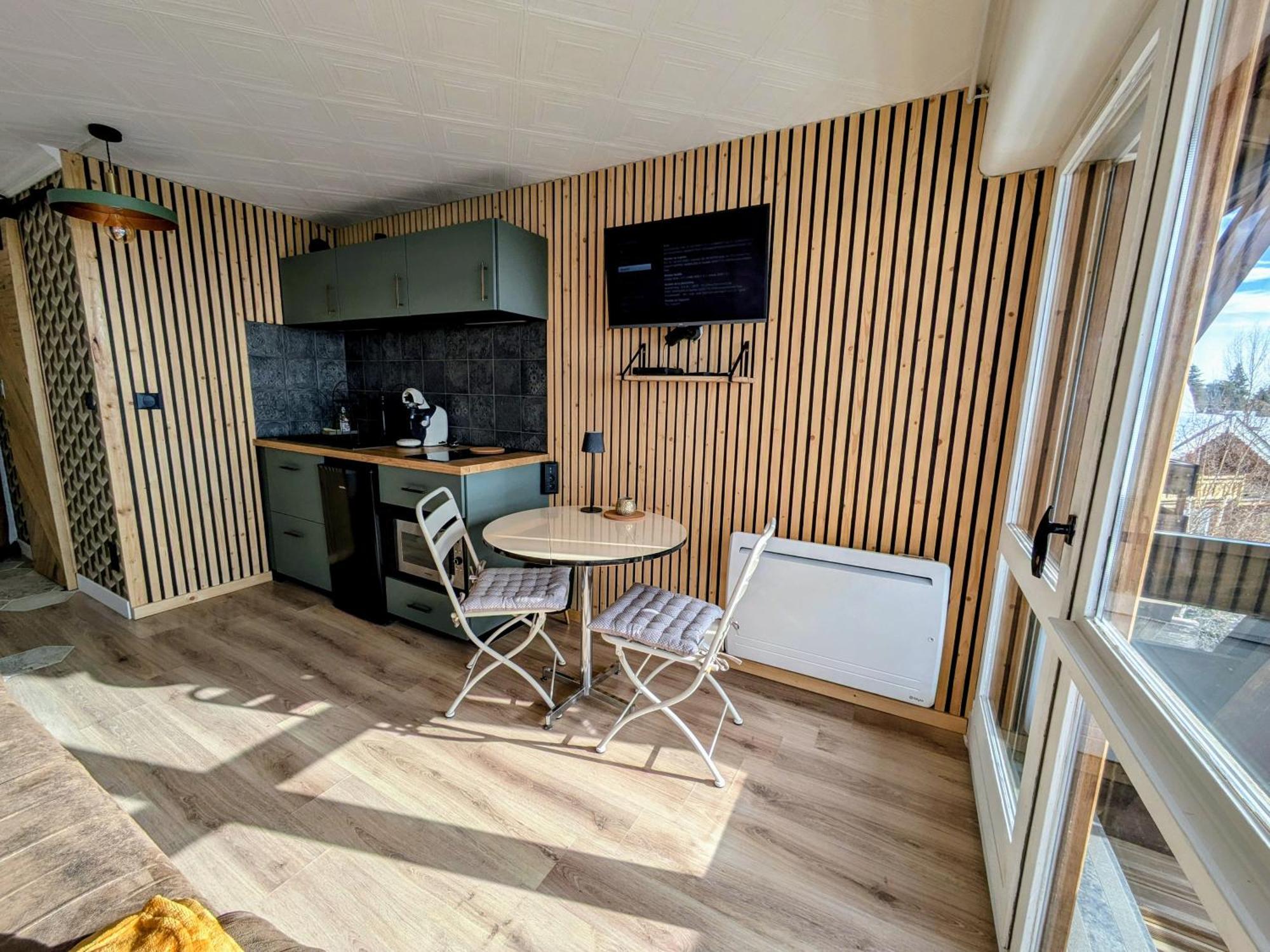 Appartement Le Ptit Cocon à Font-Romeu-Odeillo-Via Extérieur photo
