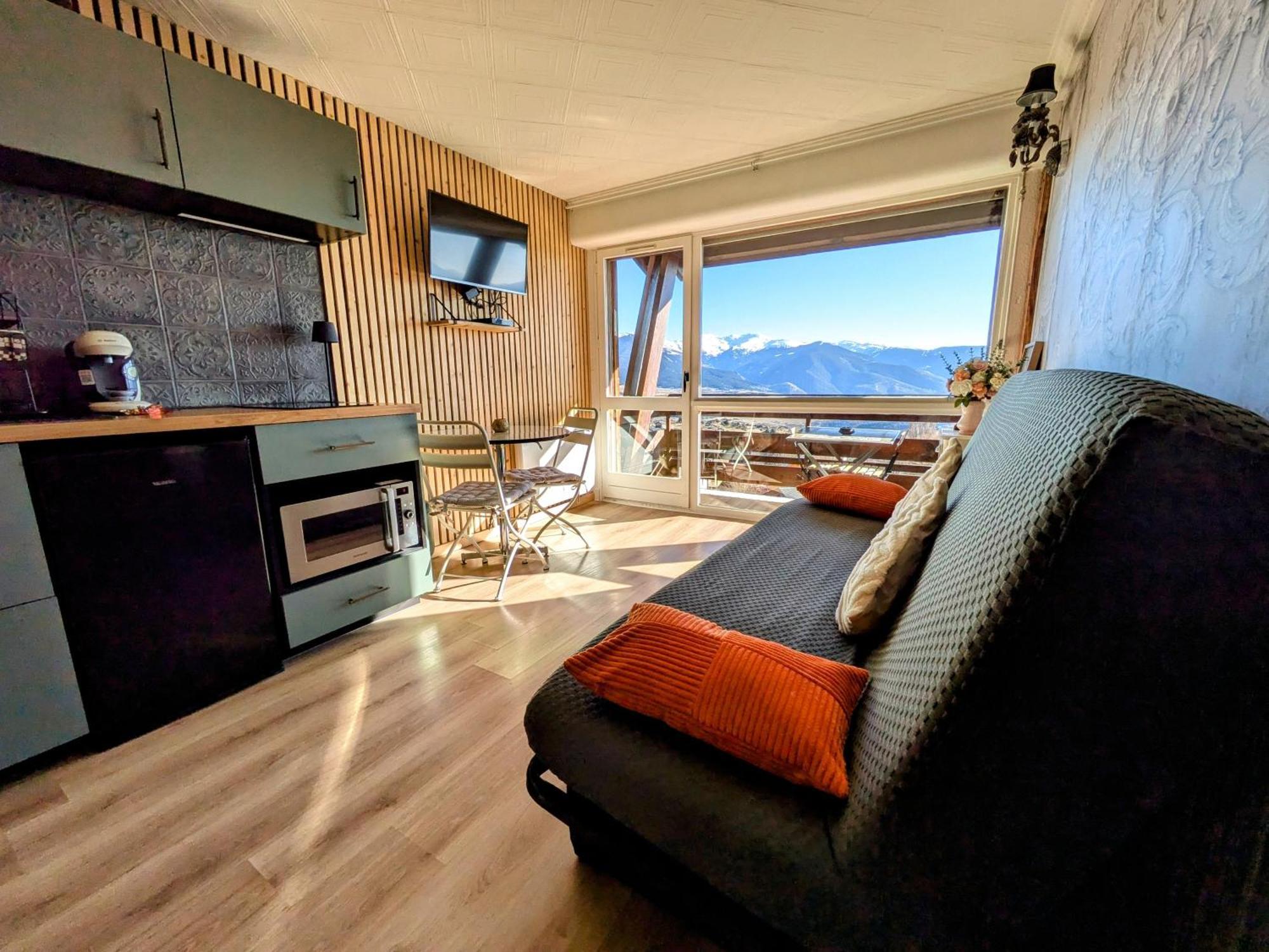Appartement Le Ptit Cocon à Font-Romeu-Odeillo-Via Extérieur photo